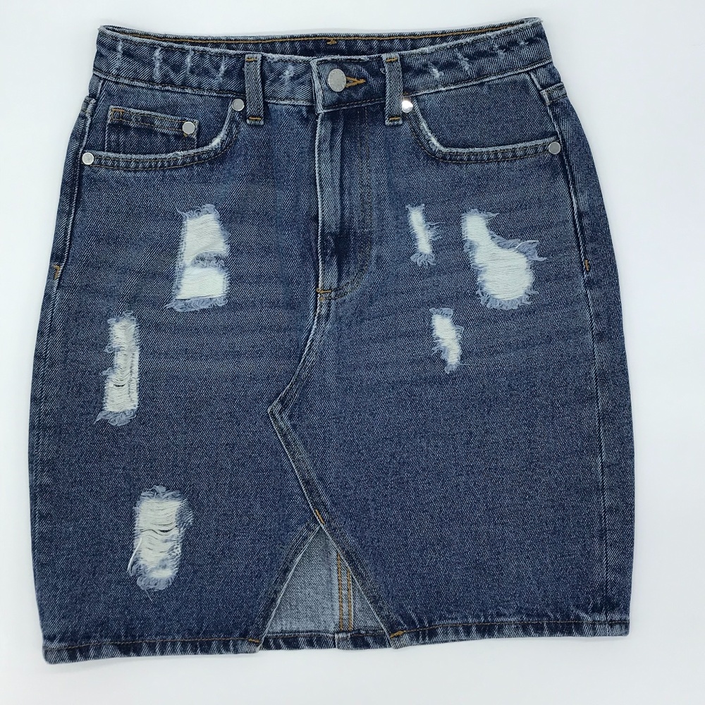 H&M jeans mini skirt